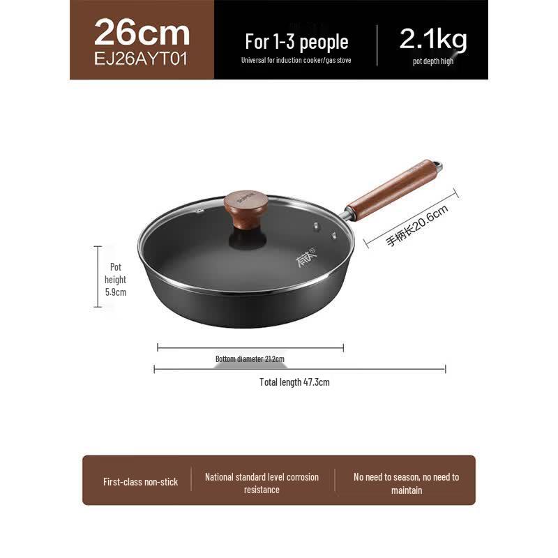 SUPOR Titanium Alloy Frying Pan