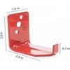 4 stuks Handige Houder L-vormige Brandblusser Beugel Wandhanger Wandhaak Brandblusser Bevestiging