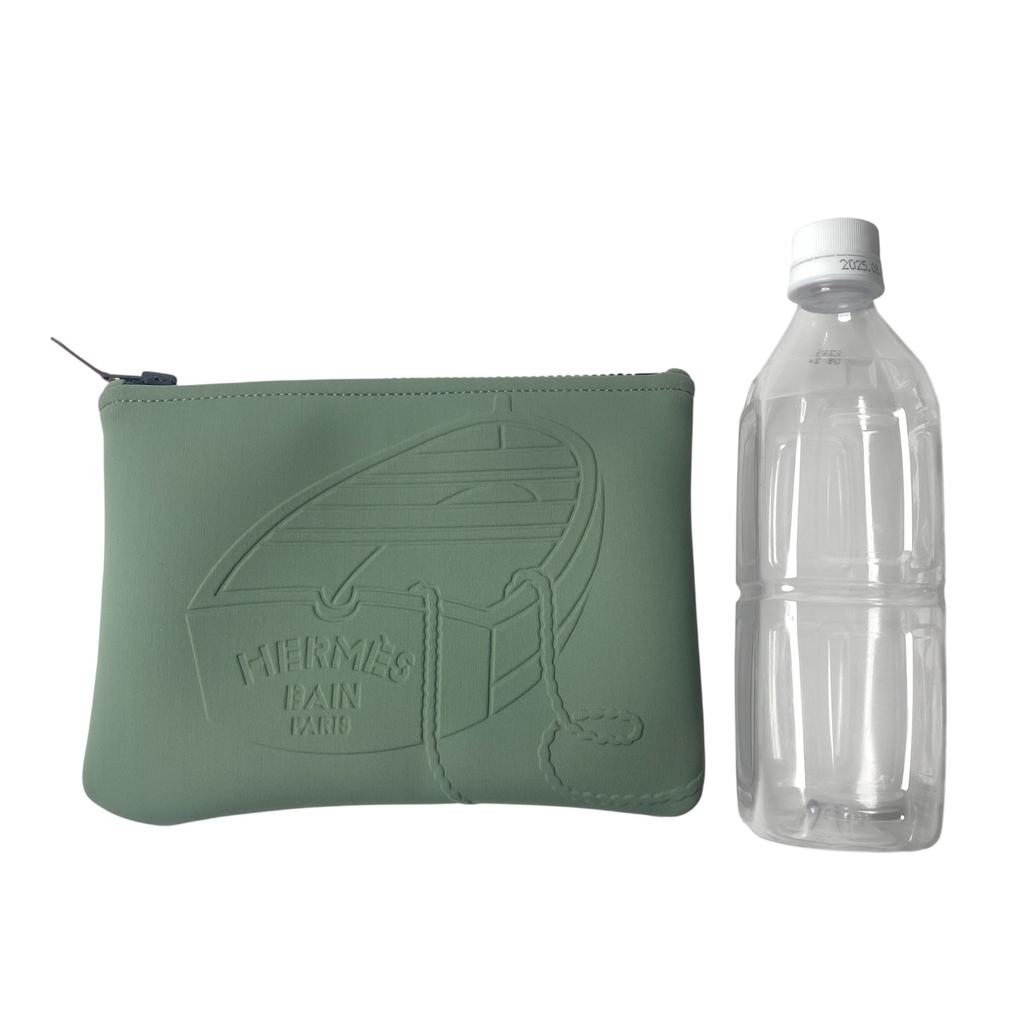 Gebrauchte HERMES Pouch grün Damen