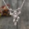 New Hip-hop Funny Gorilla Pendant European and American Style Fashion Creative Small Animal Necklace Accessories