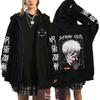 Autumn Zip Up Jacket Anime Jujutsu Kaisen Zip Plus Size