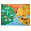 Felt Farm Zoo Storyboard Set 56pcs, Home Teaching Interactive Game, Animal Insect Cognitive Education 40X29.4in
