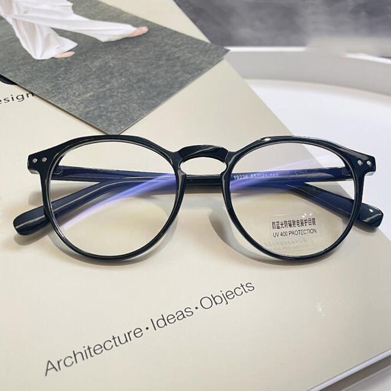 

-1.0 -1.5 -2.0 to -6.0 Round Finished Myopia Eyeglasses Transparent Eyeglasses Reading Eyewear +0.5 +1.0 +2.0 To +6.0 0