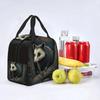 Die hungrige Opossum Isolierte Lunchtasche für Frauen Wasserdicht Tier Haustier Kühler Thermische Lunch-Tragetasche Strand Camping Reise