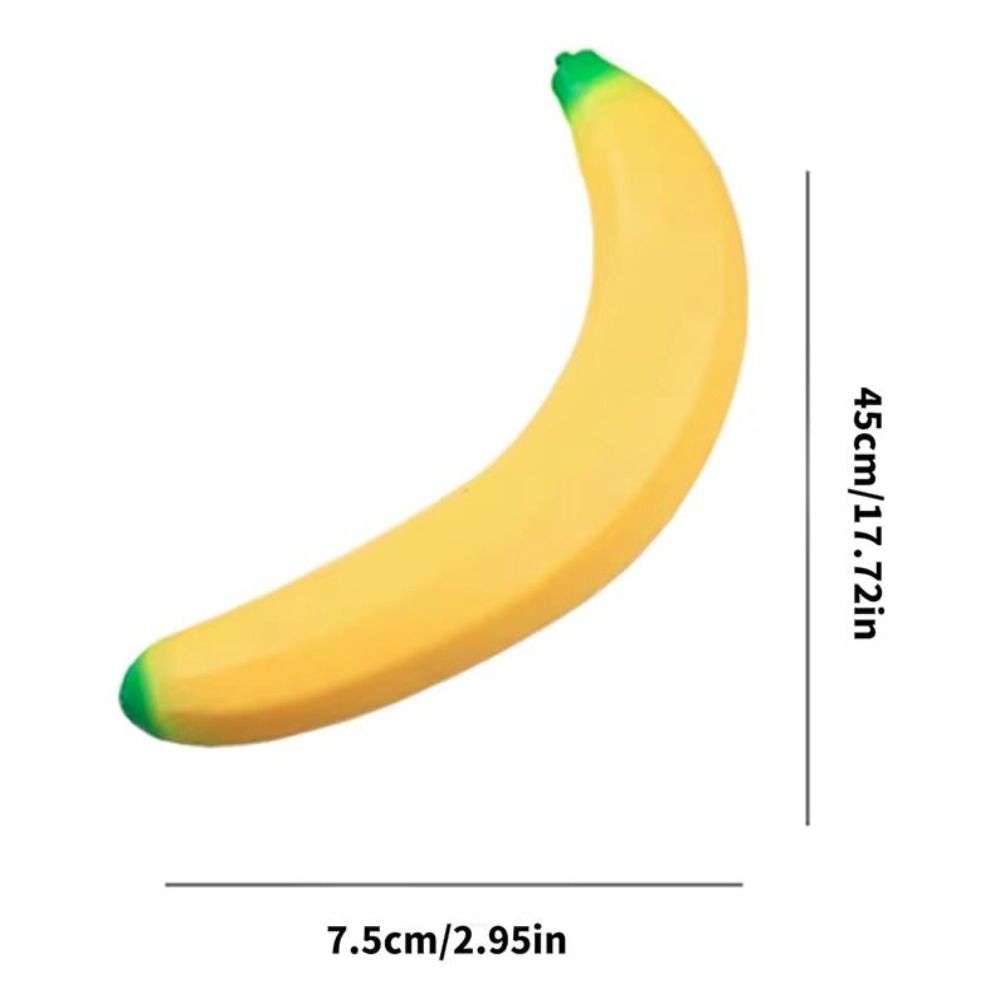 Entspannungsgeschenk Riesige Banane Knetspielzeug Sensorisches Slow-Rebound-Spielzeug ADHD-Unterstützung