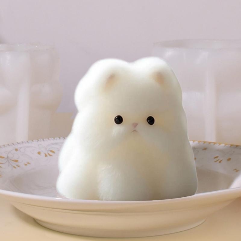 Cute Animal Puddings Silicone Molds Cute Fondants Molds Cake DIY Supplies Pastries Bakings Tool Soap Molds