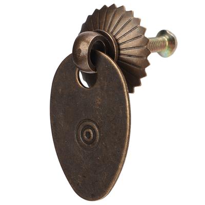 10 Set Antikt Lådhandtag Retroelement Melonkärnform Rostfritt Mässing Antikt Handtag med