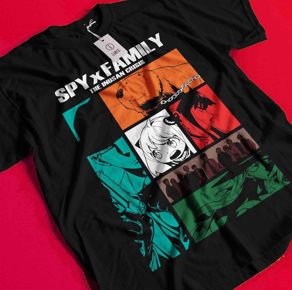 Spy X Family T-Shirt Anya Tshirt Loid Yor Forger Shirt Bond Sylvia Tee Damian BB1630