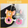 Tom und Jerry Plüsch Schlüsselanhänger mit weichem Kurzplüsch für Rucksack Dekoration und Geschenk