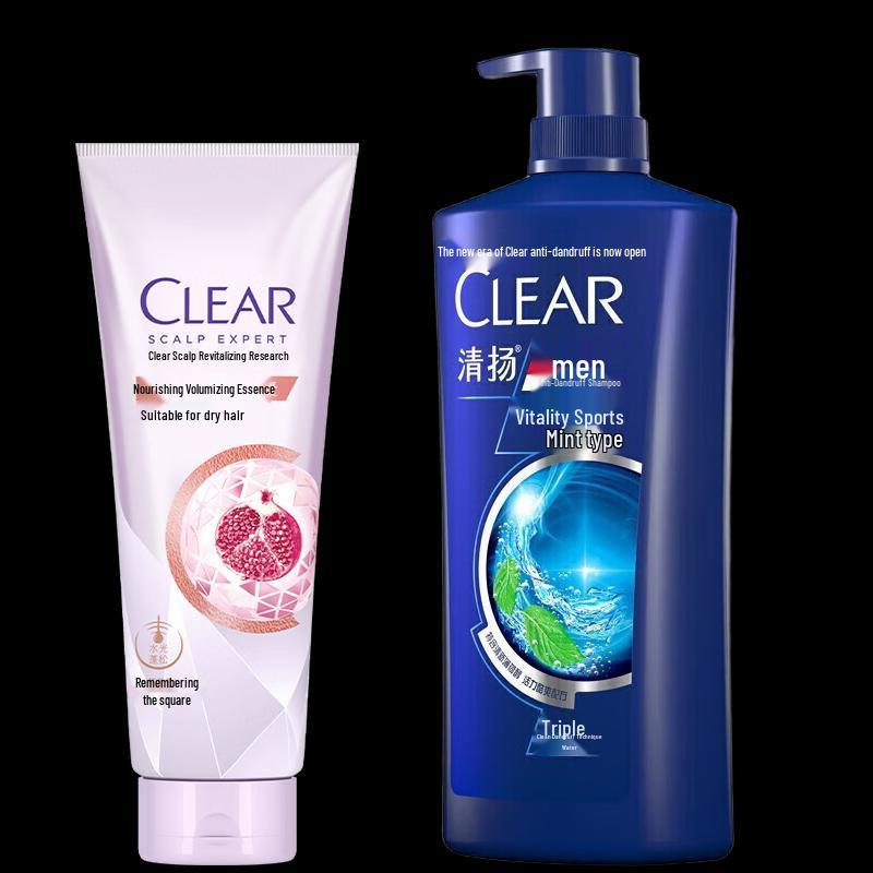 Clear Anti-Dandruff & Volumizing Hair Care Set