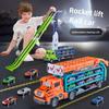 Dinosaur Rocket Orbiter Vehicles Alloy Car Toy Set For Kids Learning And Play