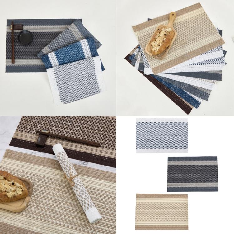 Practical Table Mats Handwoven Designs Spill Resistant Easy Maintenance for Kitchen Dining