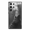 For Samsung Galaxy S25 Ultra Cover Lion Tiger Black Silicone Painted Starry Cat Case For Galaxy S24  S23 S22 S21 Ultra TPU Shell