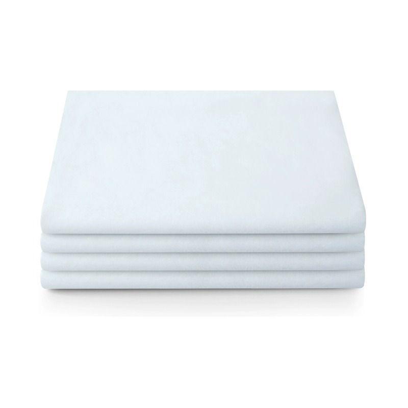 

Thickened Pure White Bed Sheet - Single Piece for Student/Housekeeping Mattress Cotton