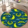 1PC Alligator Office Round Area Rug, Mat Suitable For Office, Under Office Chairs Bedroom Living Room Home Decor, Room Deco