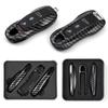 For Porsche Boxster Cayman Panamera Cayenne 911 Car Key Cover 918 997 991 Carbon Fiber Key Case Car Accessories Protection Cover