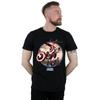Marvel Mens Captain America And Falcon In Battle T-Shirt