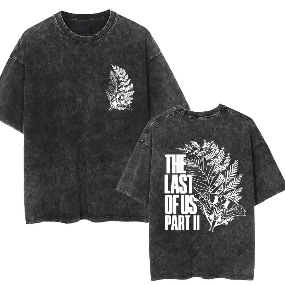 The Last of Us Ellie Prané tričko Pánské Dámské Retro Harajuku Trička Nadměrné Ležérní Bavlněné Módní tričko Streetwear