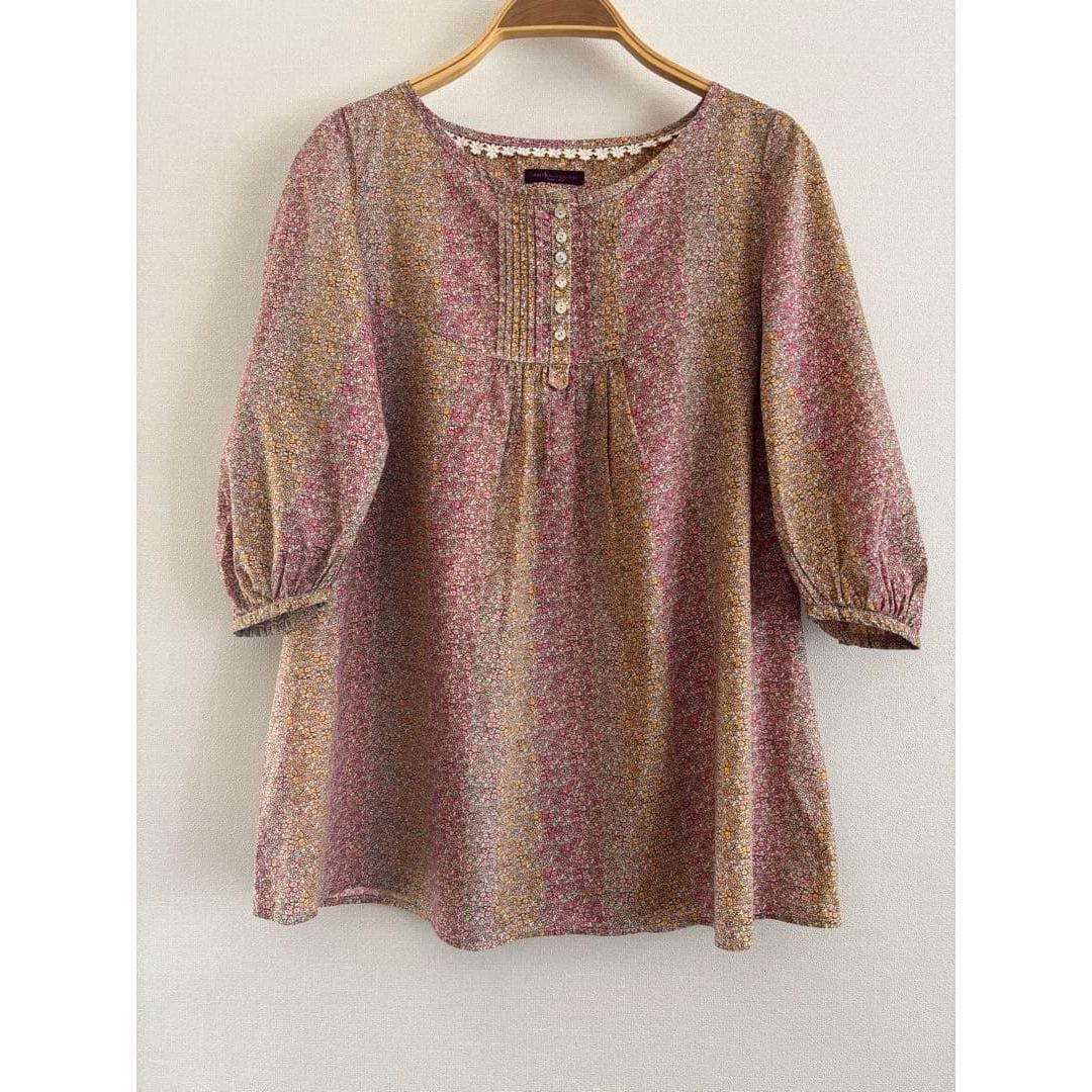 Liberty print small floral blouse