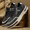 Men Casual Autumn Sneakers Thick Bottom Outdoor Platform Hiking Loafers Fashion Luxury Leather Flat Shoes 2025 Zapatillas Hombre
