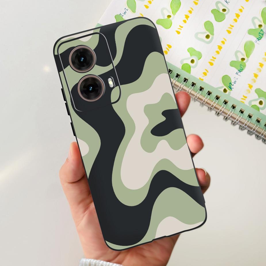 For Motorola Moto G85 Case New Fashion Painted Cover 6.67'' Soft Silicone Phone Case For Moto G85 G 85 MotoG85 Back Cover Bumper