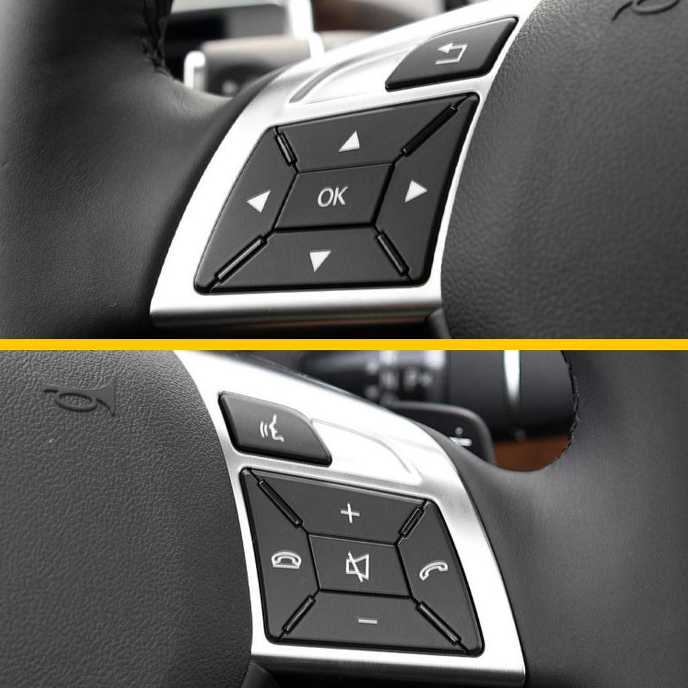 Autocolant negru pentru comutatorul de buton al volanului pentru Mercedes Benz ABCE Ml Gl Cla Gla Glk SL Class W176 W212 W204