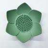 New Concise Design Silicone Lotus Soap Shelf Creative Soap Box Bathroom Student Non Perforated Soap Storage Box Home Supplies