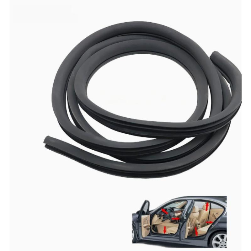 For BMW E90/E91 2004-2011 Front Door Body Strip Seal OE 51727247258 High-Quality Black Rubber Easy To Use