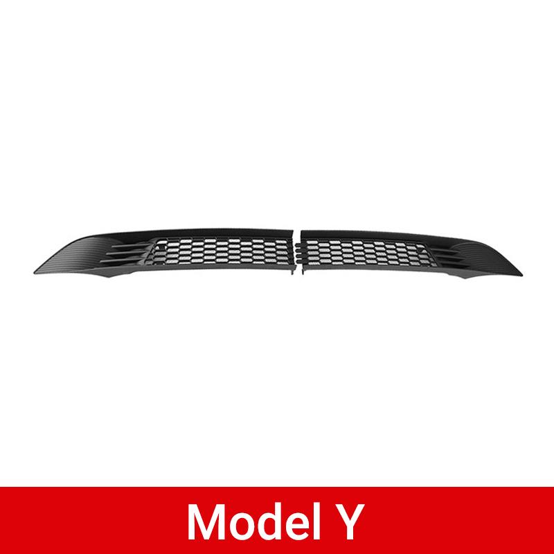 ABS Car Front Grill Grille Decorative Cover Case Frame Trim Strip Sticker Accessories For Tesla Model 3 Y 2024 2024 2024 2024