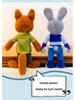 Zootopia Judy & Nick Plush Toy - Fox & Rabbit Doll Set