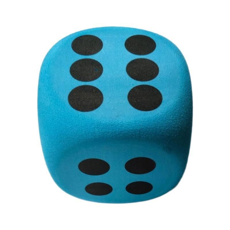 1/6 Pezzi Dadi in Schiuma a Punti Grandi 80mm Dadi a Sei Facce Giocattolo per Contare per Bambini Ausili Didattici per la Classe Gioco da Tavolo Insegnamento della Matematica in Classe