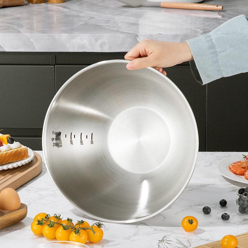 ZISIZ 316 Stainless Steel Mixing Bowl