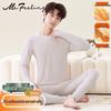 ME FEELING Men's Modal Antibacterial Thin Thermal Underwear Set