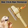 Dog Comb Pet Hair Remover One Button Dogs Brush Self-cleaning Cat Brush Massage Combs for Dog Grooming Brushes for Pet Products