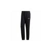 Knitted Sweatpants Men's Black Moderate Cuffed Pants DU0371