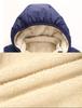 2022 Winter Children's Hooded Cotton Coat: Fleece-Lined, Thickened Down Jacket for Boys and Girls