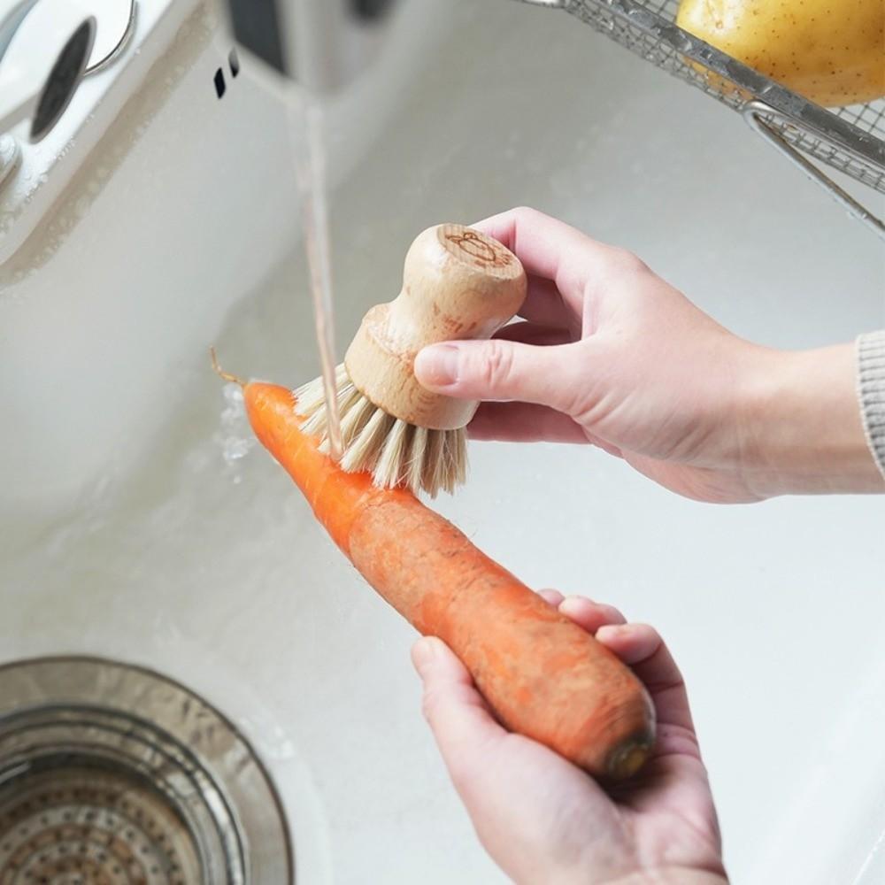 Handheld Dish Scrub Brushes Portable Scrubbing Brush Kitchen Cleaning Brush  Kitchen