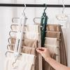 Rotatable Clothes Rack Organizer Multi Layer Wardrobe Organizer Adjustable Trouser Hangers  Travel