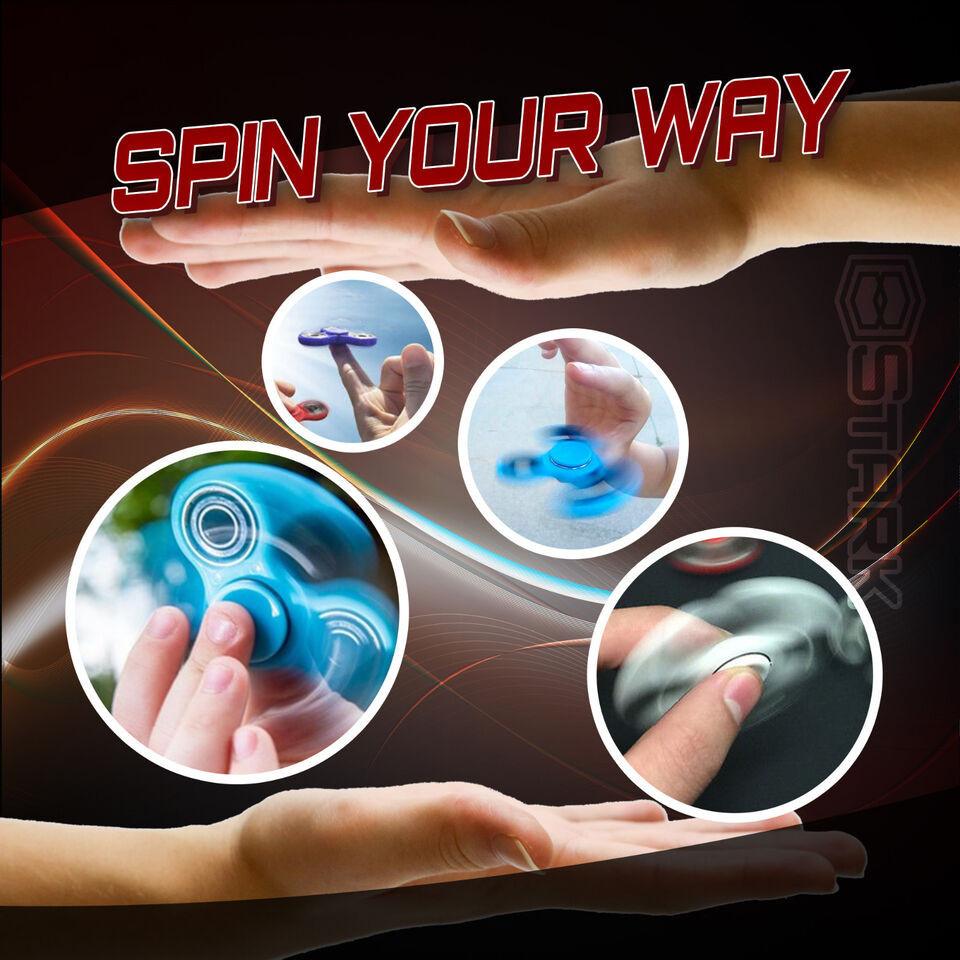 Creative Fidget Spinner Toy For Kids Colorful Metal Finger Gyro For Boys Stress Relief Hand Spinner