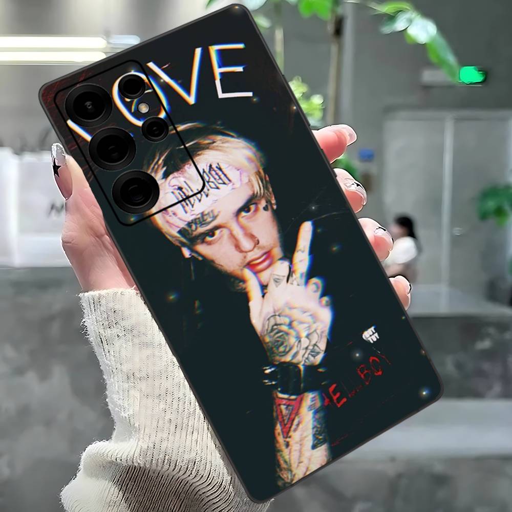 Classic Emo Rapper L-Lil P-Peep Phone Case For Samsung S 24 Fe 25 Ultra Plus 20 Lite 21 30 22 23 24 22 Ultra 5G Fundas