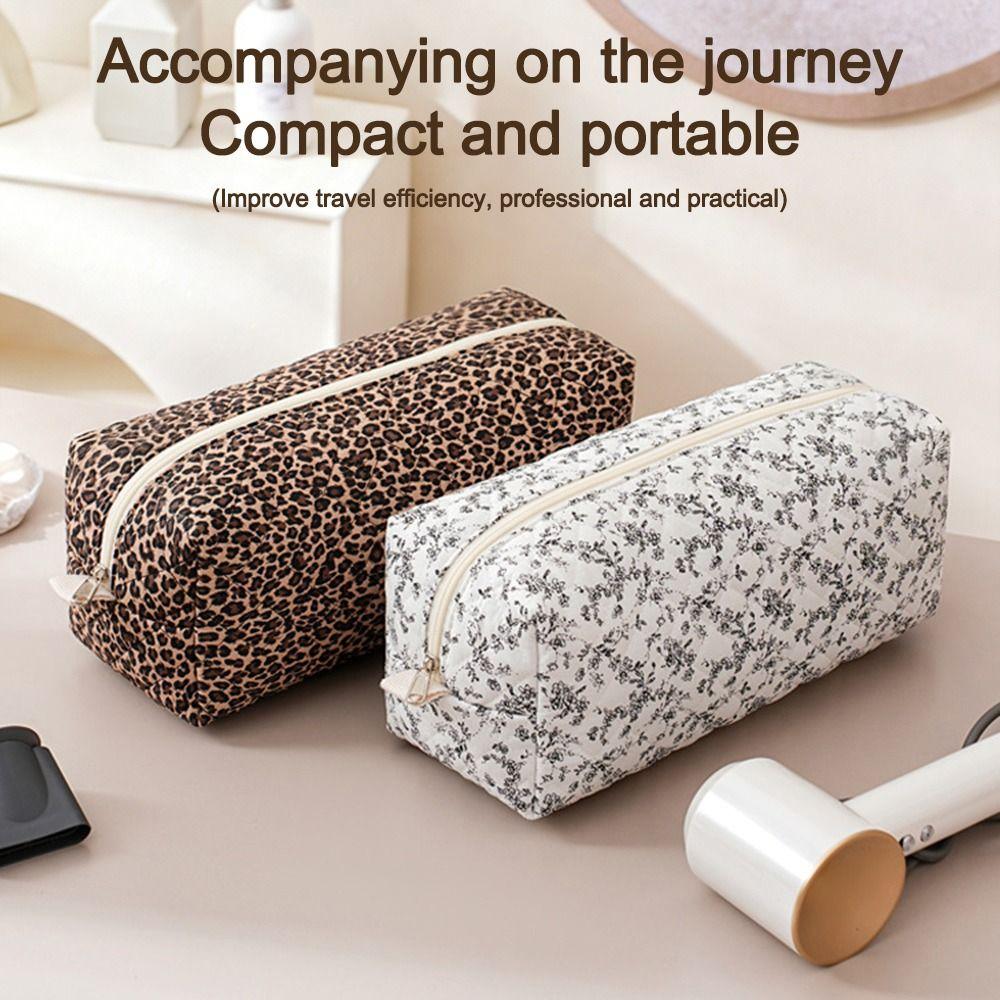 Portable Quilting Cotton Hair Dryer Storage Bag Dustproof Multifunctional Carrying Case Large Capacity Curler Storage Bags