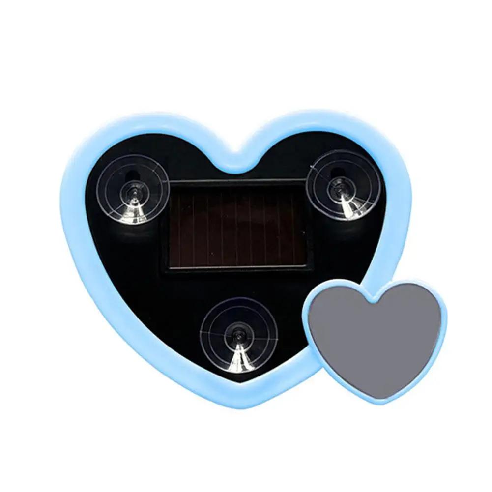 Solar Powered Heart Shaped Neon Light Car Atmosphere With Modes Car Light Decoration 4 Accessory Lamp Ambient E8e7