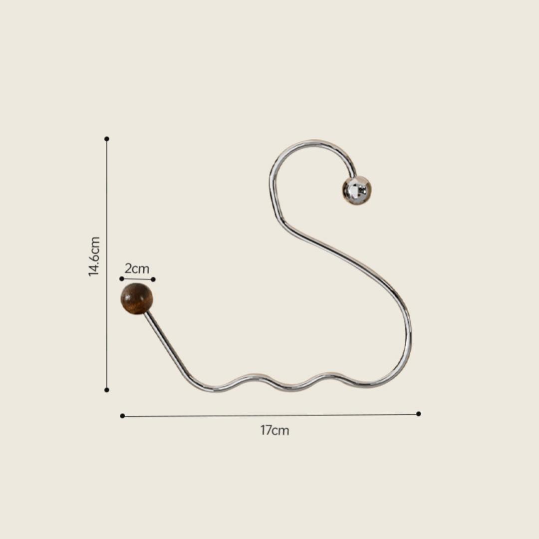 Органайзер для бейсбольных кепок, металлический и пластиковый держатель для кепок, портативная вешалка для хранения шляп, подходит для разных типов и размеров серебряный