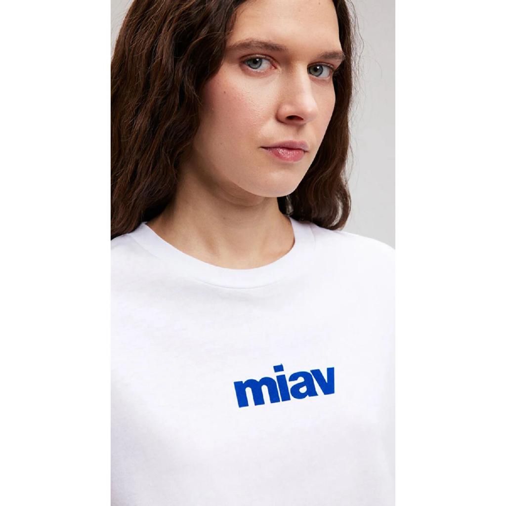 Biała koszulka Miav z nadrukiem Regularny krój / Normalny krój 1610622-620