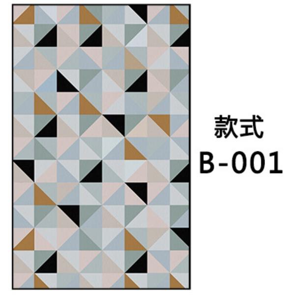 Geometric Bedroom Living Room Carpet Short Velvet Print Anti Slip Lobby Floor Mat Carpet