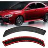 runmade EVO 10 X Style PP Mesh Front Fender Side Vent Cover Compatible with Mitsubishi 08-15 Lancer (Pack of 2)
