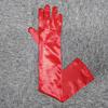 1 Pair Smooth Satin Long Gloves Silky Material Fancy Dress Gloves Wedding Dress Photography Accessories