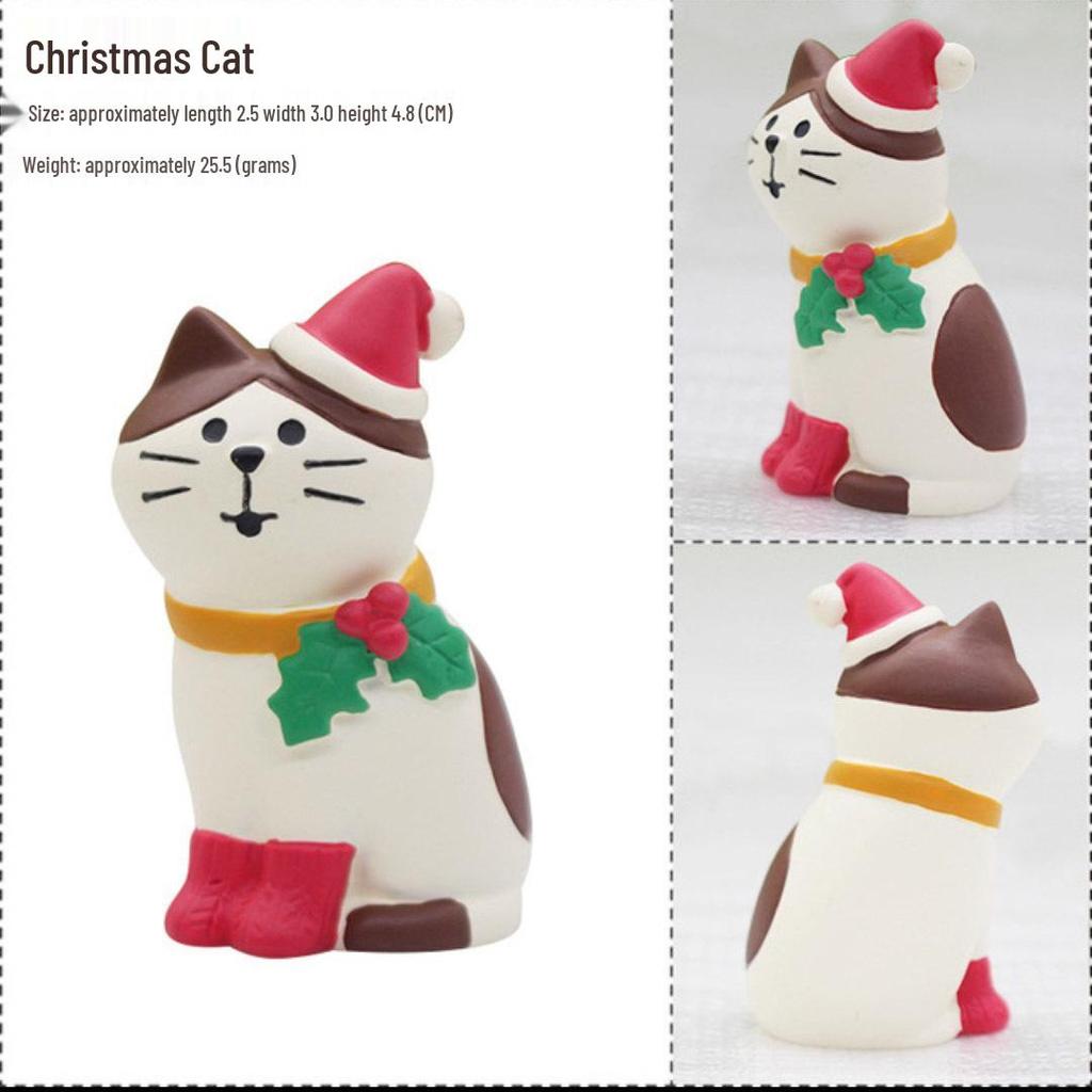 Creative Japanese INS ZAKKA Resin Crafts: Cute Christmas Ornaments & Gifts