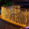 Starry Sky Waterproof Icicle Curtain Fairy Lights for Outdoor Decoration