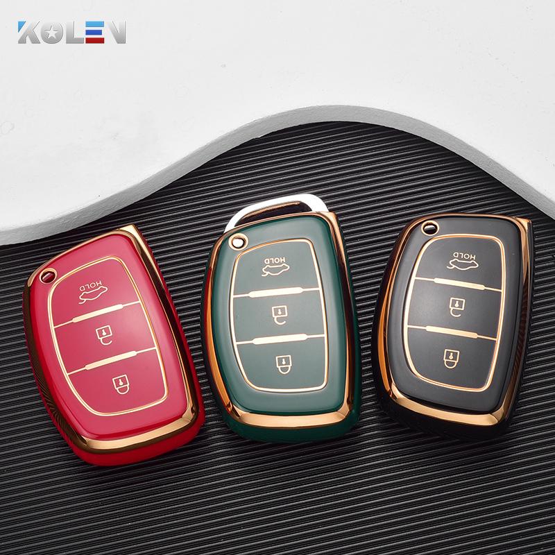 Fashion Tpu Car Remote Key Case Cover Shell For Hyundai Tucson Sonata Fe Creta Ix25 Ix35 Ix45 Solaris Elantra Accent I10 I20 I30